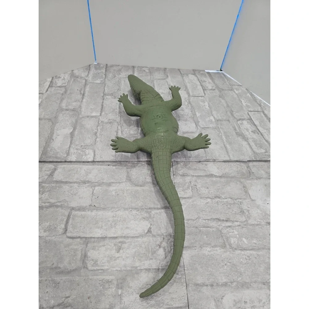 Jumbo Crocodile Alligator Figure 24 Inch Realistic Reptile Animal Toy Decor